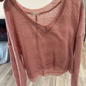 Altar’d state size large pink sweater top